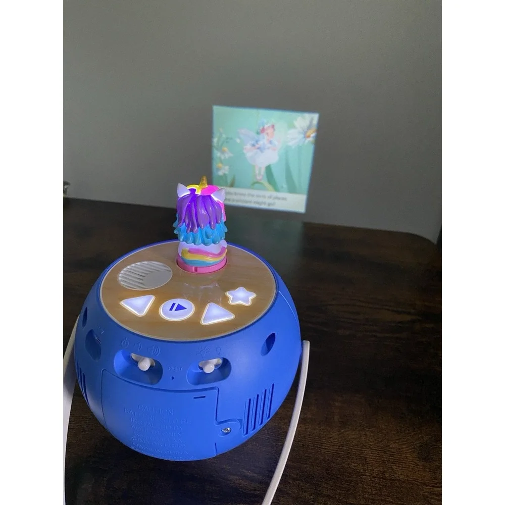 LUNA STORYTIME Kids Book Travel Projector Unicorn Character